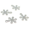 PAX 20 Pendentifs breloques Flocons de Neige 10 mm en Acier Inoxydable 304 pour bijoux raffinés