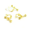 PS110118532 PAX 6 supports de Boucles d'oreille à Vis avec attache Cuivre coloris Doré