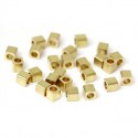 PS11153136 PAX 200 perles intercalaire CUBE 2mm cuivre OR 