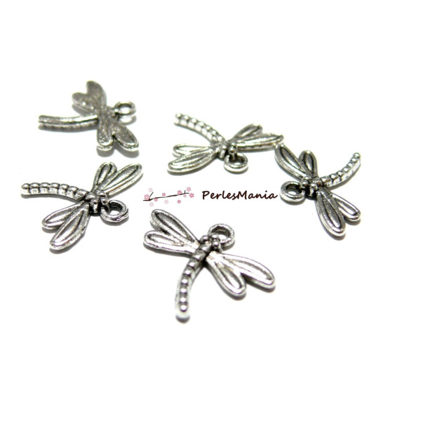 Apprêt bijoux 50 pendentifs breloque Libellule  2W1701 VA