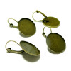 PS1116988 PAX 20 pièces boucle d'oreille Dormeuse Plateau 20mm métal couleur Bronze