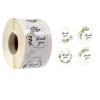 S11656824 PAX 1 rouleau de 500 stickers Thank You 25mm pour customisation boite cadeaux et scrapbooking