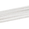 CHC010Y  PAX 5 mètres Chaine maille fine 2 par 1.5mm Laiton couleur Argent Platine