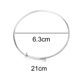 Support de Bracelet Jonc pour perles en ACIER INOXYDABLE 304