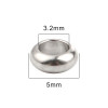 Perles Intercalaire Rondelle 5mm ACIER INOXYDABLE