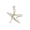 Pendentifs breloques Etoiles de Mer 16 mm en Acier Inoxydable 304 pour bijoux raffinés
