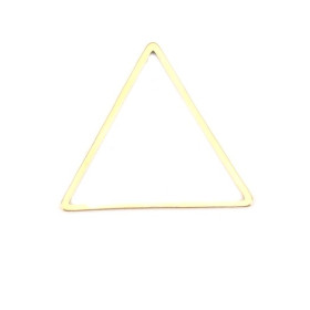 Pendentifs Connecteurs Triangle 23 mm Doré en Acier Inoxydable 304 pour bijoux raffinés