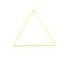 Pendentifs Connecteurs Triangle 23 mm Doré en Acier Inoxydable 304 pour bijoux raffinés