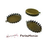 PAX 10 Supports connecteurs rond 25mm Bronze Griffe BN1123479