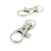 Mousquetons porte clé 37mm métal couleur Argent Platine