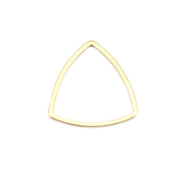 Pendentifs Connecteurs Triangle forme Etrier 16 mm Doré en Acier Inoxydable 304 pour bijoux raffinés