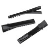 Pinces, Barrette Crocodile 46 mm, métal coloris Noir