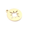 Pendentifs Breloques Médaillons Étoile 10mm – Acier Inoxydable 304