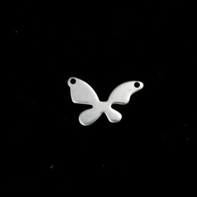 PS110215399 PAX 5 Pendentifs Papillon 18 par 11 mm Acier Inoxydable