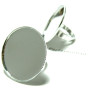 Supports de bague 30mm plateau, Laiton Argent Platine