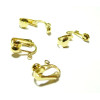 Supports de Boucles d'oreille clips DORE avec attache pour création de bijoux