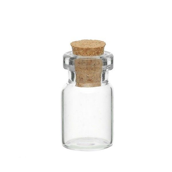 ASIO Fiole en verre avec cuillère à fourrer dans un pilulier étanche en  aluminium Noir et mini entonnoir