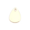 PS110254822 PAX 10 pendentifs mini Goutte 9mm cuivre couleur Doré 18K