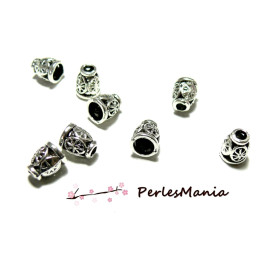 PAX 110 Coupelles calottes caps INDIANA 2N8568 metal couleur ARGENT ANTIQUE