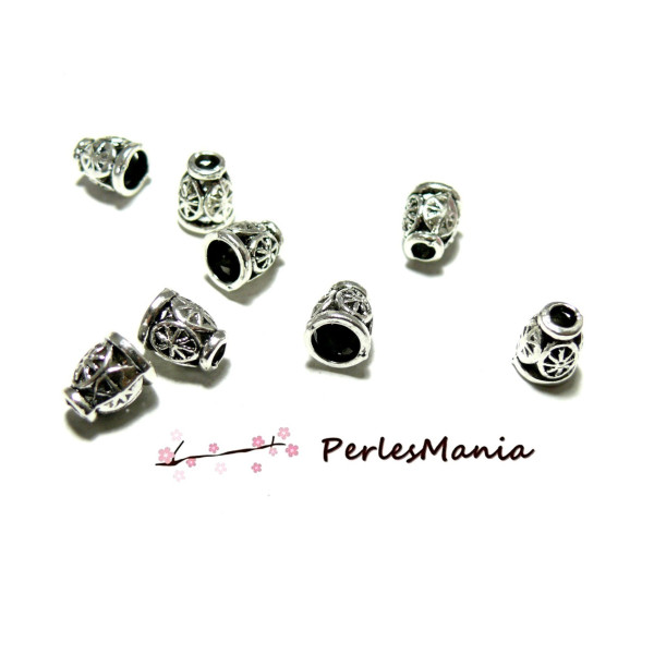 PAX 110 Coupelles calottes caps INDIANA 2N8568 metal couleur ARGENT ANTIQUE