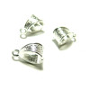 PS1126459 PAX 25 pendentifs Bélières Picot 15 par 9.5mm metal Argent Antique 