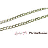 2 mètres  PDK0.7  Chaine maille Bronze   6 par 3mm, DIY 
