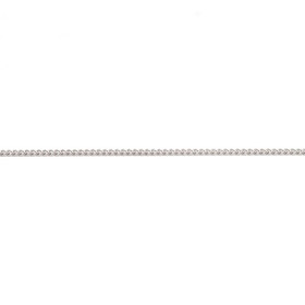 Collier 45 cm maille fine 1.7mm en Acier Inoxydable 304 coloris Argent Platine