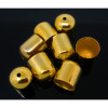 embouts CYLINDRES Doré 10mm pour Cordon