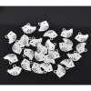 Lot de 25 pendentifs OISEAU métal coloris Argent Platine ( S113684 )