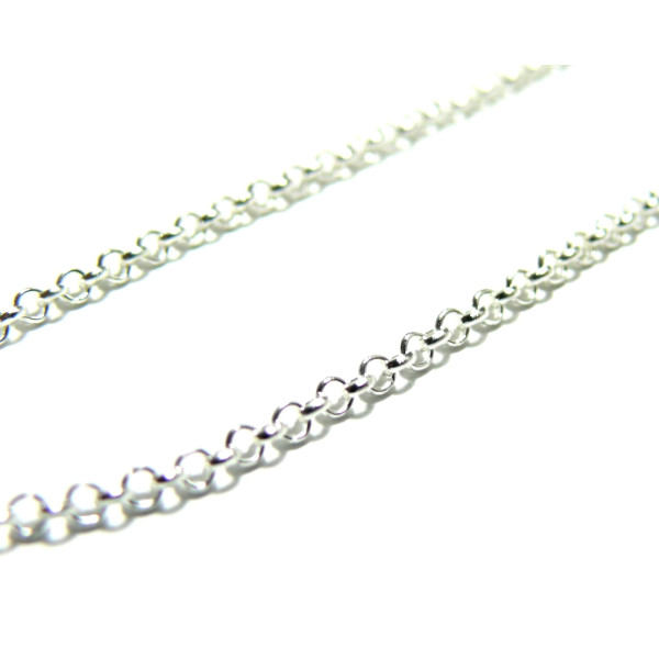 PCHS068 PAX 5m chaine Rollo metal couleur Argent Platine maille 3 par 1mm 