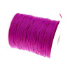 fil Nylon Tressé 1mm Rose Orchidée