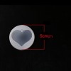PS110108025 PAX 1 Moule en Silicone pendentif Coeur pour Creation Fimo Cernit Resine