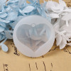 PS110108025 PAX 1 Moule en Silicone pendentif Coeur pour Creation Fimo Cernit Resine
