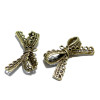Apprêt bijoux 1 magnifique noeuds dentelle vintage ref185 Bronze