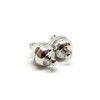 140825175007 PAX 10 Sets de Fermoirs Magnetiques Cylindre 11 par 7mm métal couleur Argent Platine