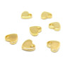 Pendentifs Breloques Mini Coeur 6mm – Acier Inoxydable 304 Doré à l'or fin 24K
