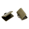 PS1114625 PAX 100 Griffes Pince, Attache Ruban, embouts, serre fils 10mm métal coloris BRONZE