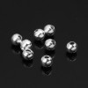 PS110116677 PAX 150 perles intercalaires Billes 2mm couleur Argent Vif Qualité Cuivre