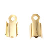 Embouts pour cordon 9mm, ACIER INOXYDABLE 304, couleur Doré