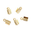 Embouts pour cordon 9mm, ACIER INOXYDABLE 304, couleur Doré