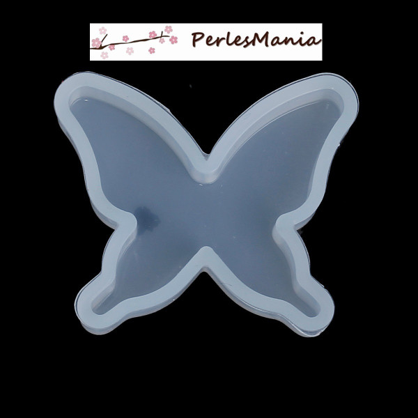 MOULE EN SILICONE pendentif MOULE EN SILICONE PAPILLON 38x33mm