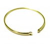Support bracelet Jonc avec anneau Laiton couleur Doré