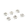 PS11694463 PAX 20 perles intercalaires Fleur 10mm metal couleur Argent Antique