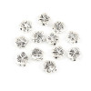 PS11694463 PAX 20 perles intercalaires Fleur 10mm metal couleur Argent Antique