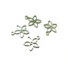 Pendentifs Fleurs 5 pétales en Acier Inoxydable