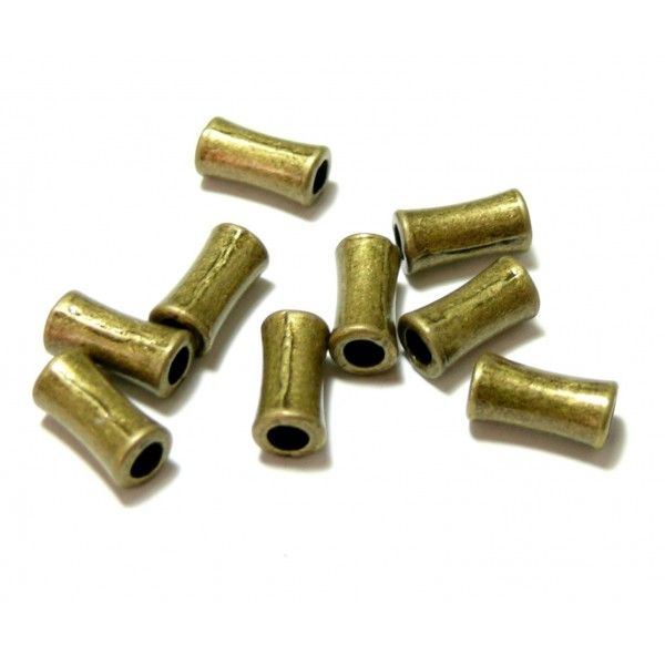 160127172749-6BR PAX 200 perles intercalaires 6mm metal couleur Bronze