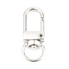 Grands mousquetons Porte Cles, Porte Clefs 33 mm Métal couleur Argent Vif DIY