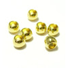 Perles intercalaires 7mm trou 4mm, metal couleur Doré