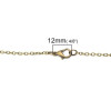 Colliers Sautoirs 66cm CHAINE Maille 3 par 2,3mm métal coloris Bronze