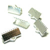 PAX 100 Griffes,  Serre fils, Embouts, Attache Ruban 13mm, métal Argent Vif